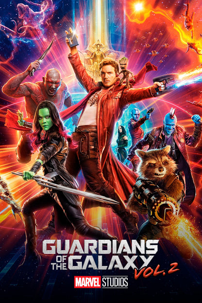 Guardians of the Galaxy Vol. 2 superhero MDF poster