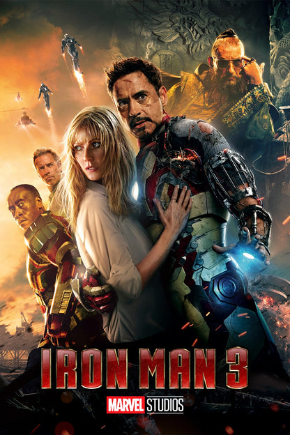 Iron Man 3 superhero MDF poster