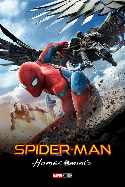 Spider-Man Homecoming superhero MDF poster