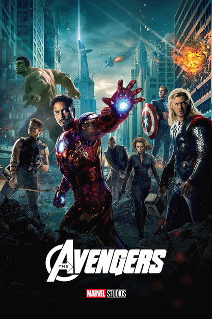 The Avengers superhero MDF poster