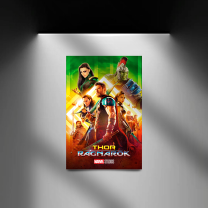 Thor Ragnarok spotlight wall mockup