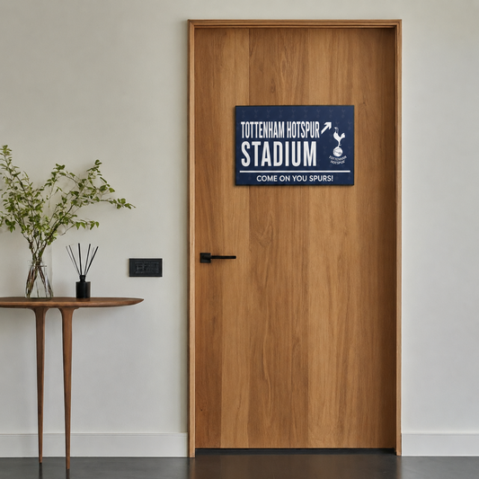 Tottenham Hotspur Stadium Door Sign