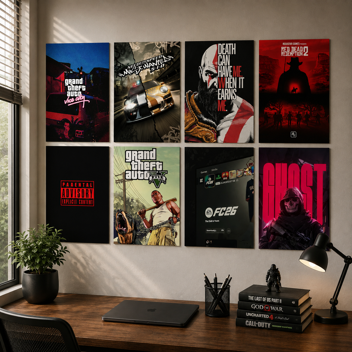 Gaming Legends 8-piece wall makeover poster set